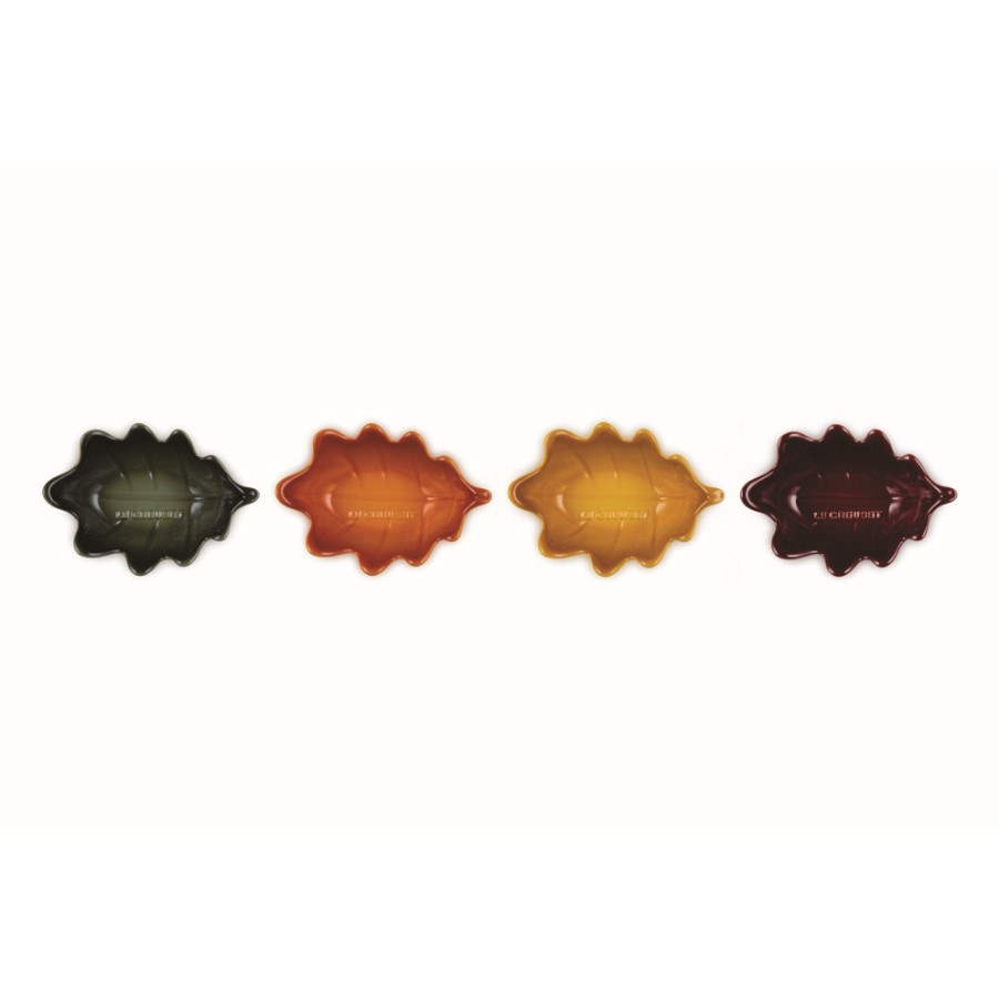 additioanl image for  Le Creuset Set of 4 Oak Leaf Mini Dish 
